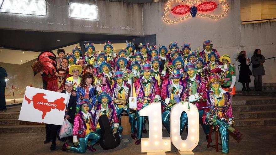 Ocho comparsas actúan en O Grove: este es el orden de aparición