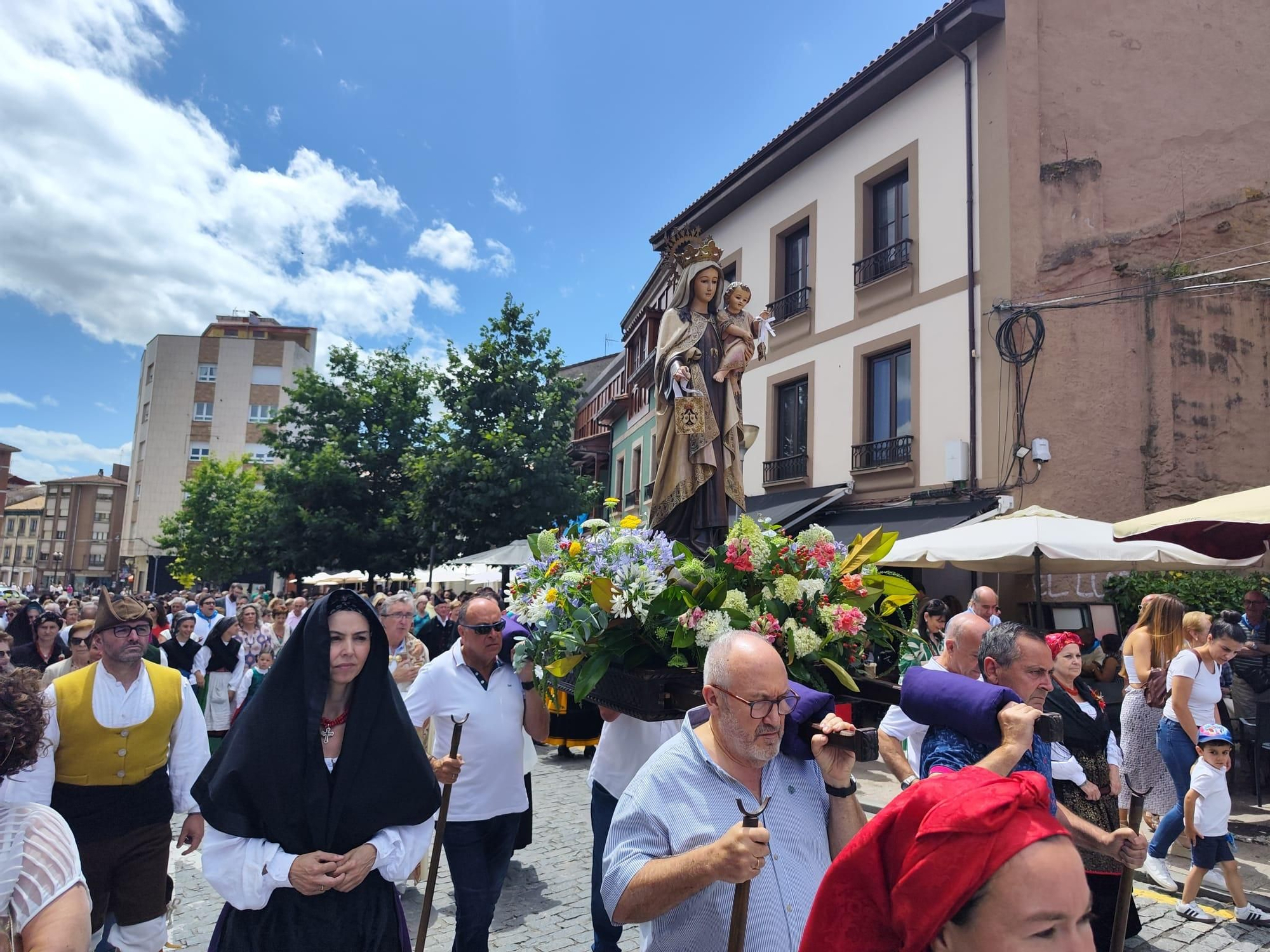 La procesión de El Carmen, en imágenes