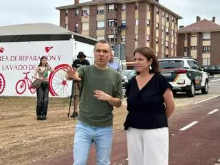 Corvera y Avilés, a golpe de pedal: abre el carril bici que une Los Campos y Villalegre