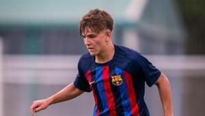 Así juega Juan Hernández, jugador del Cadete A de FC Barcelona