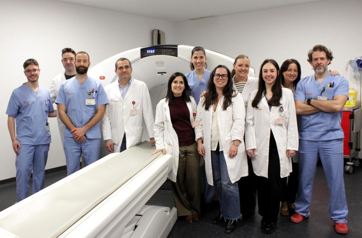Equipo del servicio de Medicina Nuclear del Hospital Universitario del Vinalopó en Elche