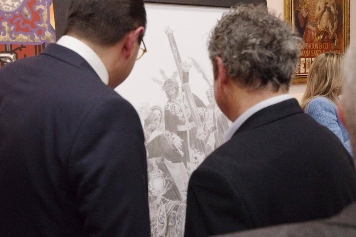 Presentación del proyecto del nuevo trono de Salutación, obra de Manuel Toledano