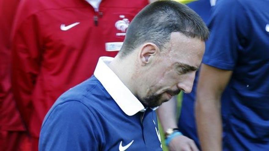 Franck Ribéry se pierde el Mundial