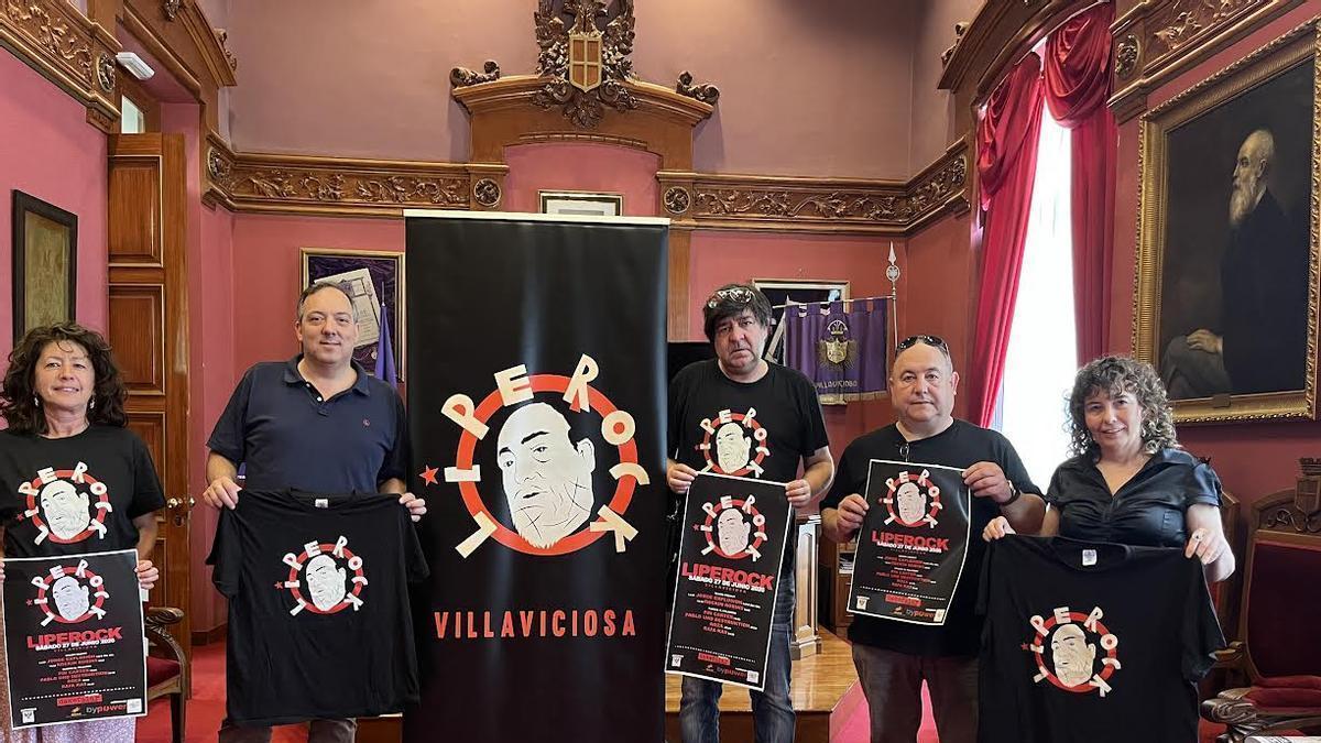 La presentación del festival Liperock.