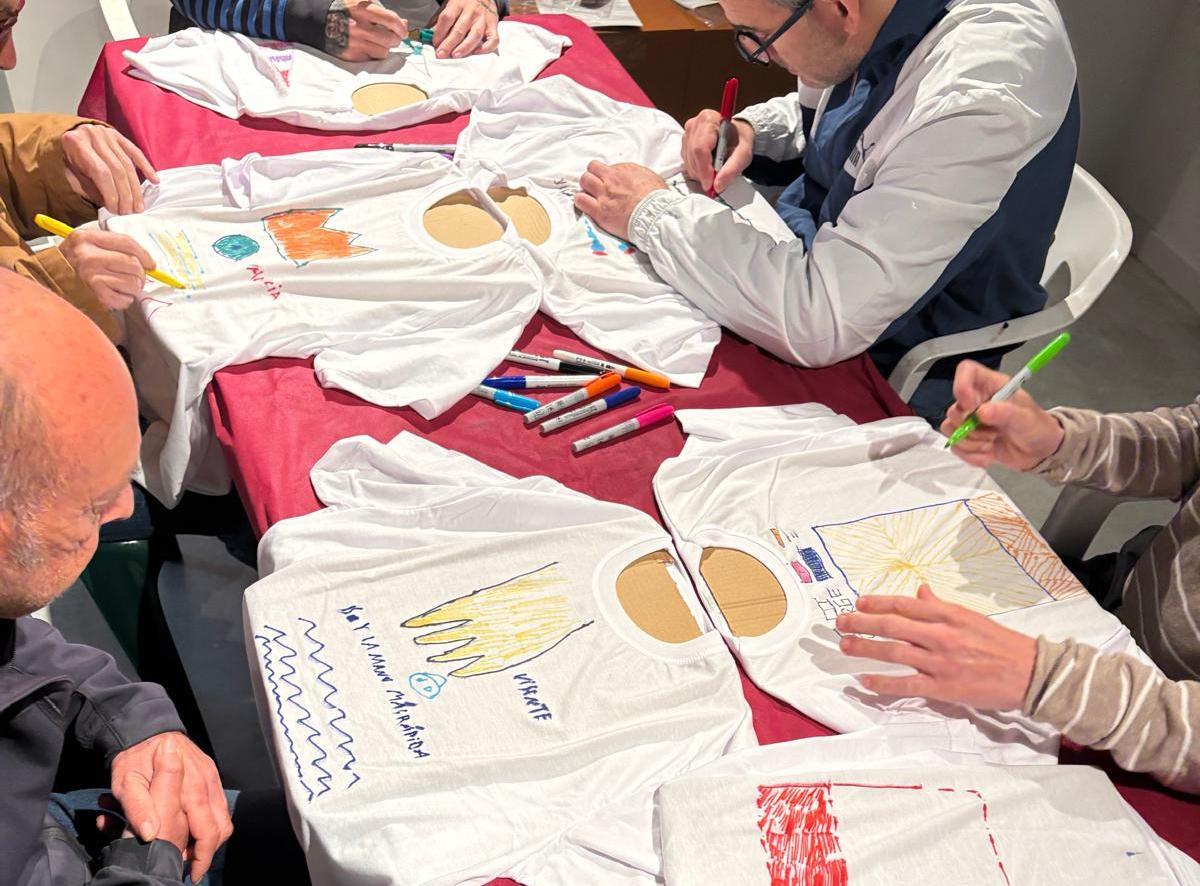 Una actividad en el Museu del Tèxtil de Ontinyent.