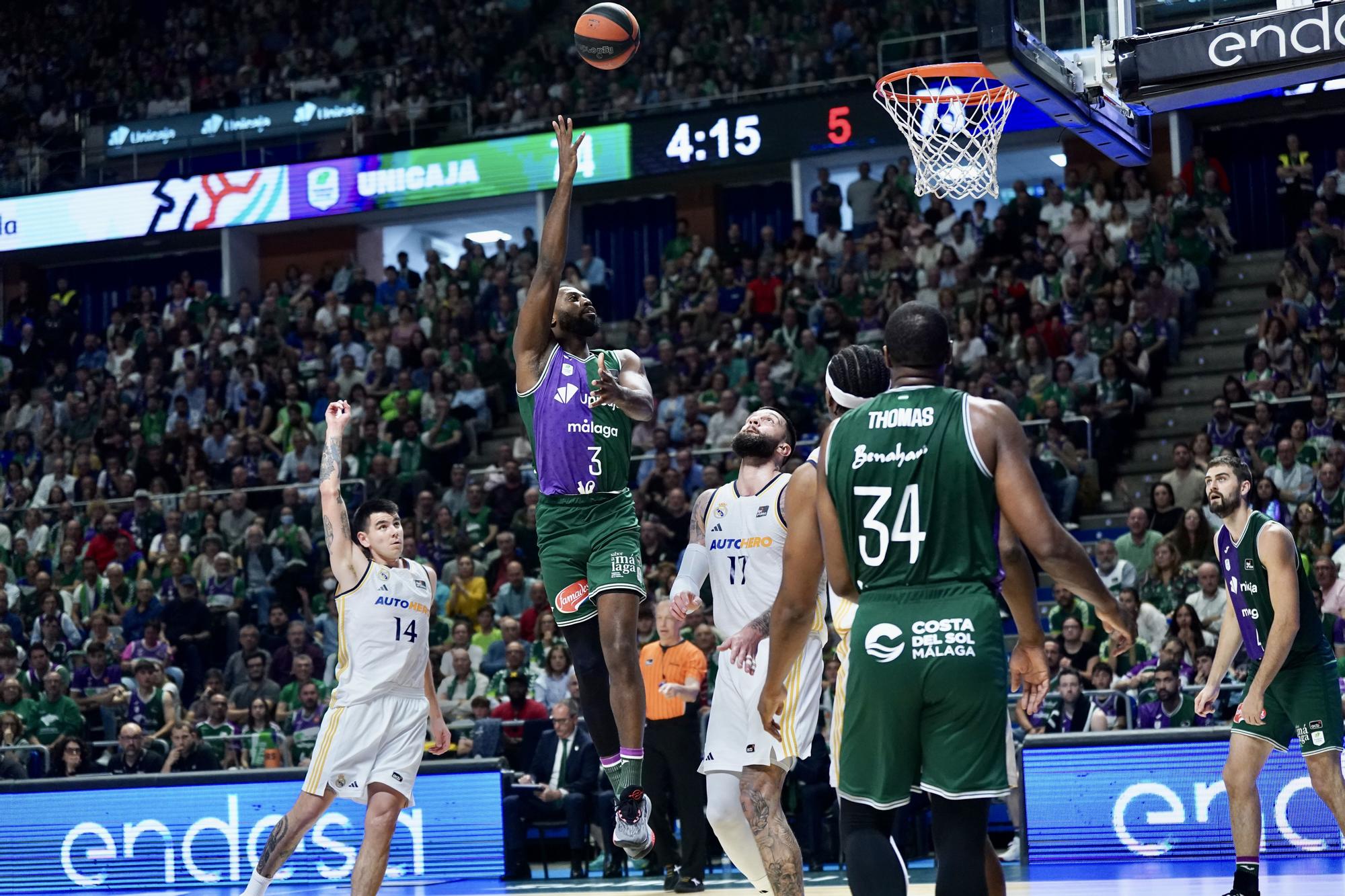 Unicaja - Real Madrid de la jornada 25 de la Liga Endesa.