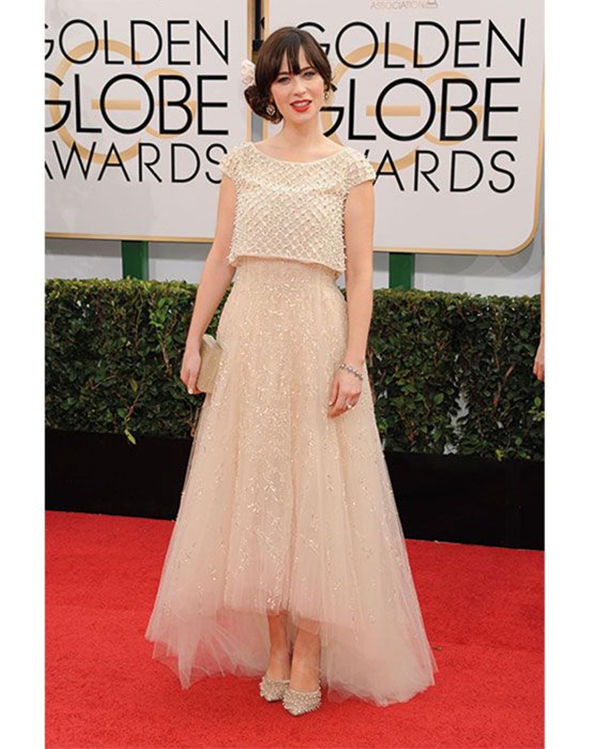 Mejor vestida: Zooey Deschanel