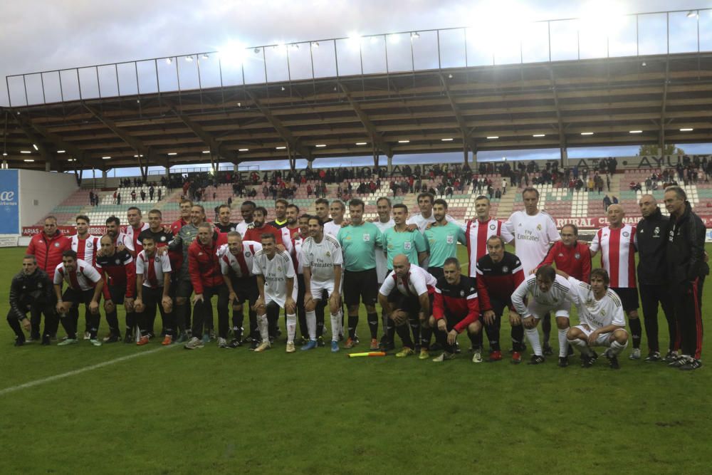 El partido del Real Madrid- Zamora CF de veteranos, en imágenes