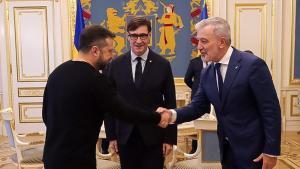 Illa i Collboni traslladen a Zelenski el seu "suport incondicional" a Ucraïna