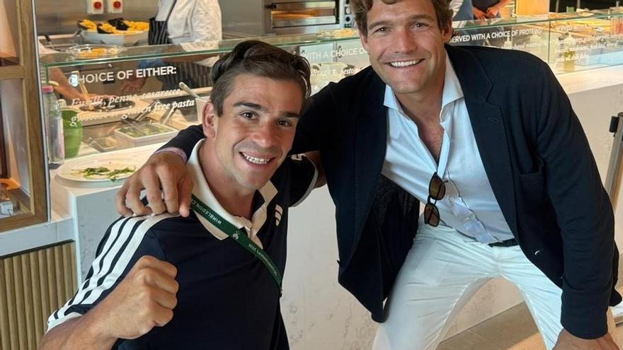 Martín de la Puente exhibe su celtismo en Wimbledon