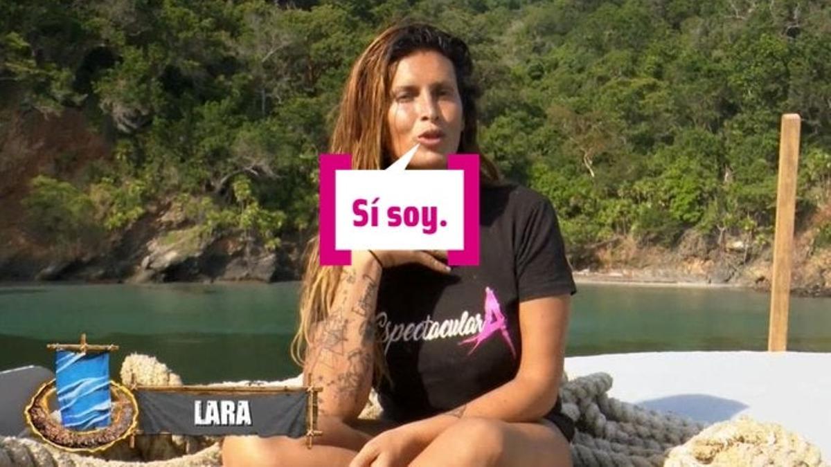 Lara Sajén en 'Supervivientes'