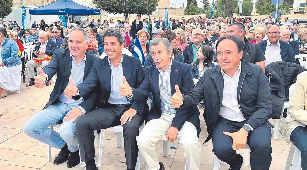 PP- Mazón arropa a Román como candidato en Sant Joan