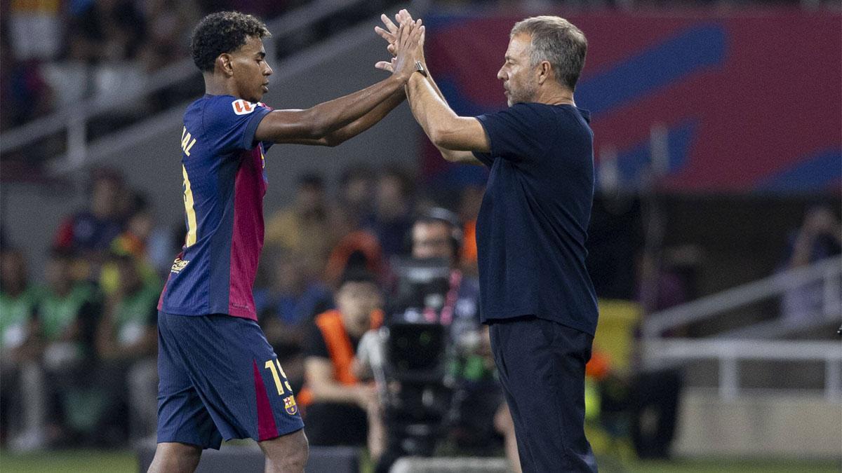 Lamine Yamal es una pieza fundamental en el engranaje de Hansi Flick