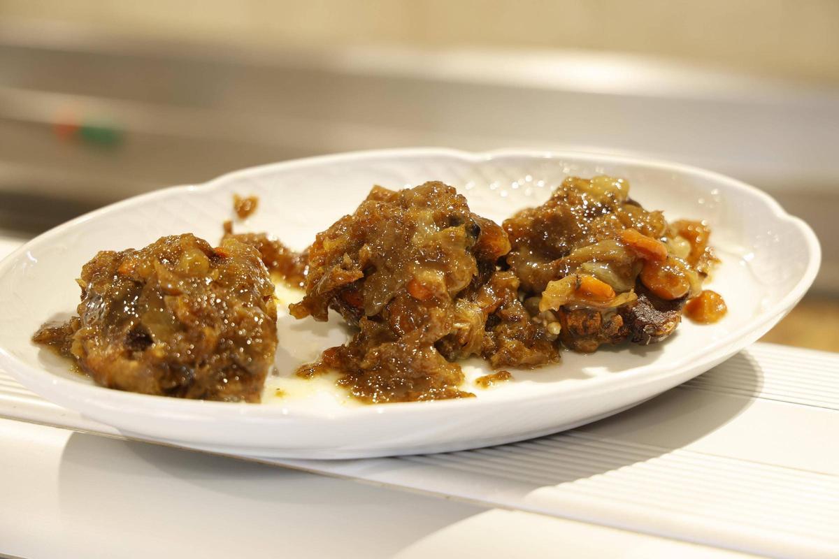 Un dels plats cuinats de Can Tonet.