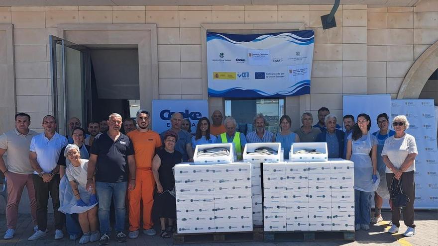 Govern y Aquicultura Balear donan 3.500 lubinas a entidades sociales de Mallorca