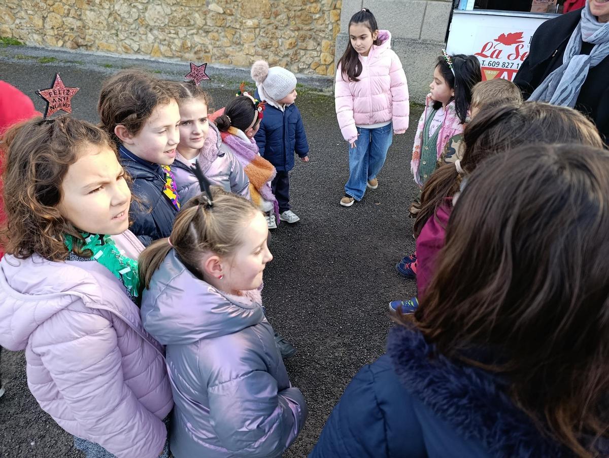 Así se vivieron las campanadas infantiles en Valdesoto