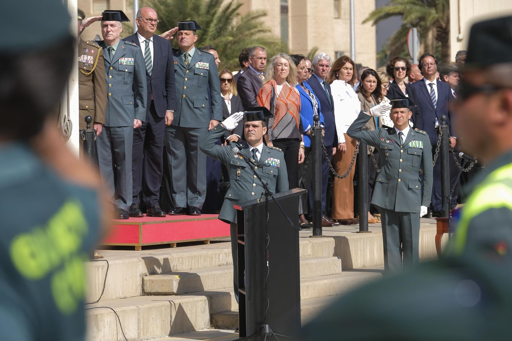 Toma de posesión del coronel jefe de la Comandancia de Guardia Civil