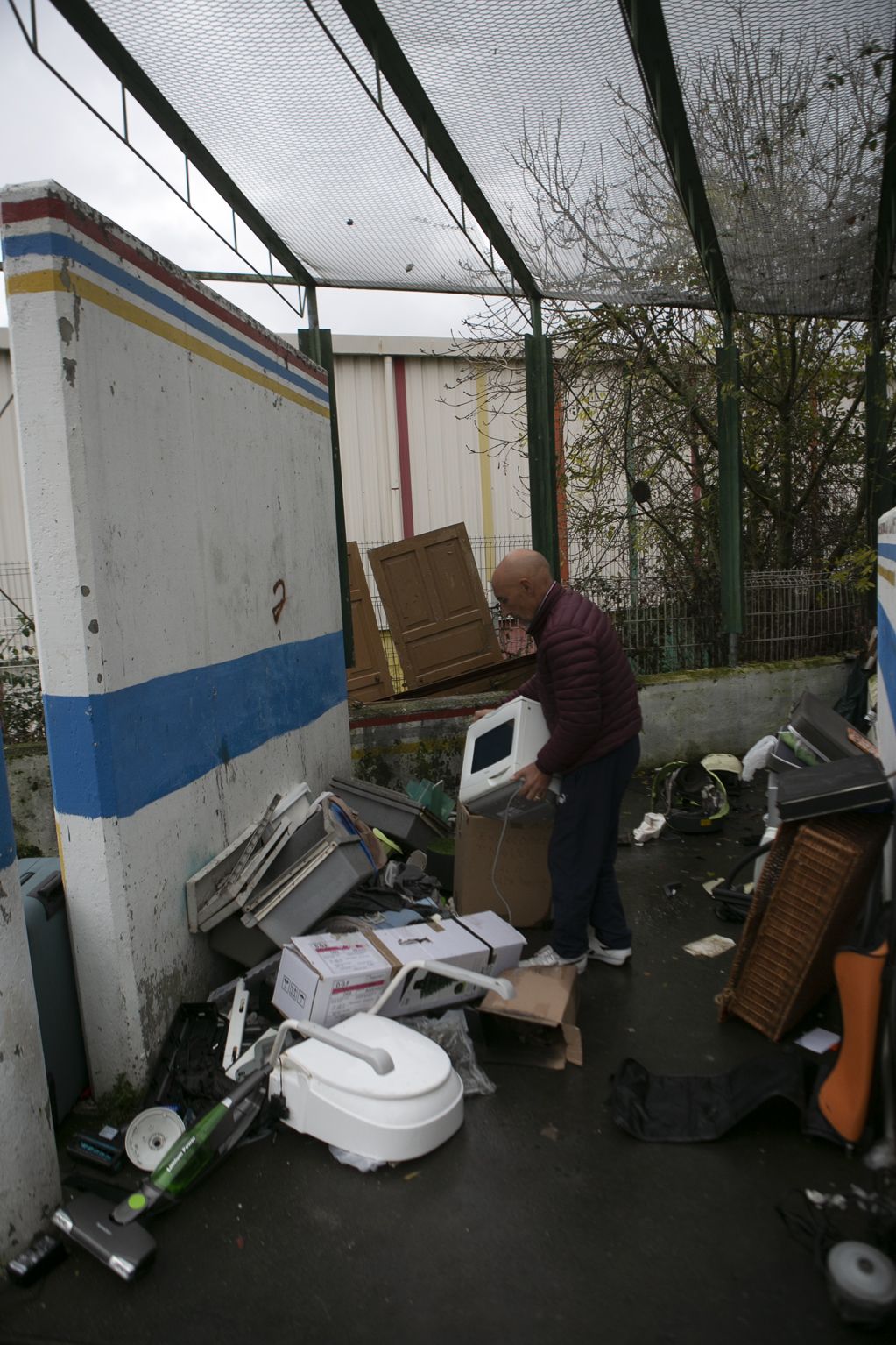 Los puntos limpios, pastos del abandono