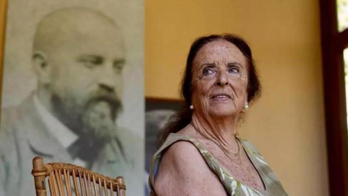 Maite Gaudí, descendent de l'arquitecte Antoni Gaudí, a la seva casa de Reus
