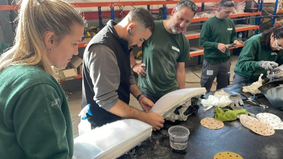 El proyecto TRR Profesional culmina su fase de prácticas presenciales.