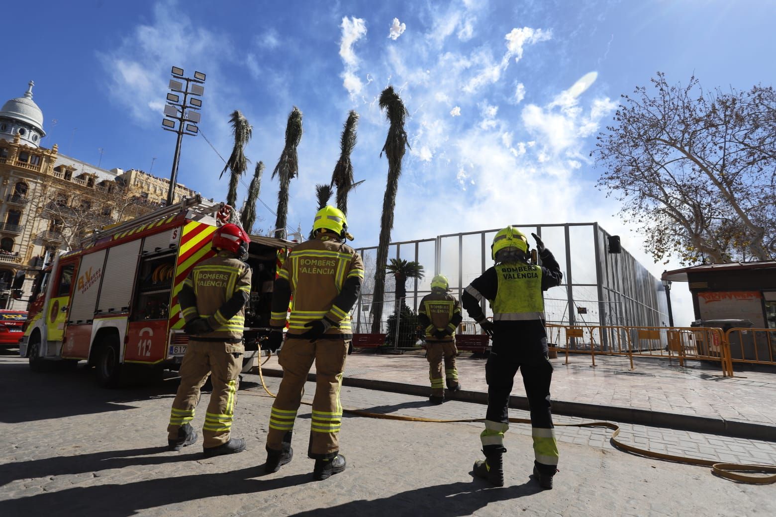 La mascletà del 3 de marzo, en imágenes