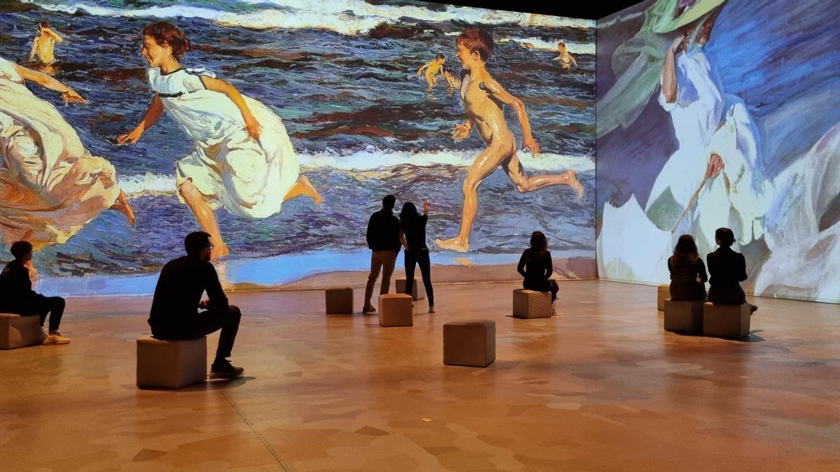 La exposición inmersiva &quot;Sorolla. Una nueva dimensión&quot;.