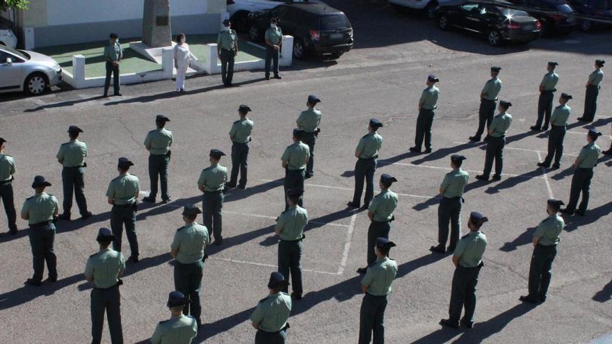 La comandancia de Córdoba recibe a 40 nuevos guardias civiles en prácticas