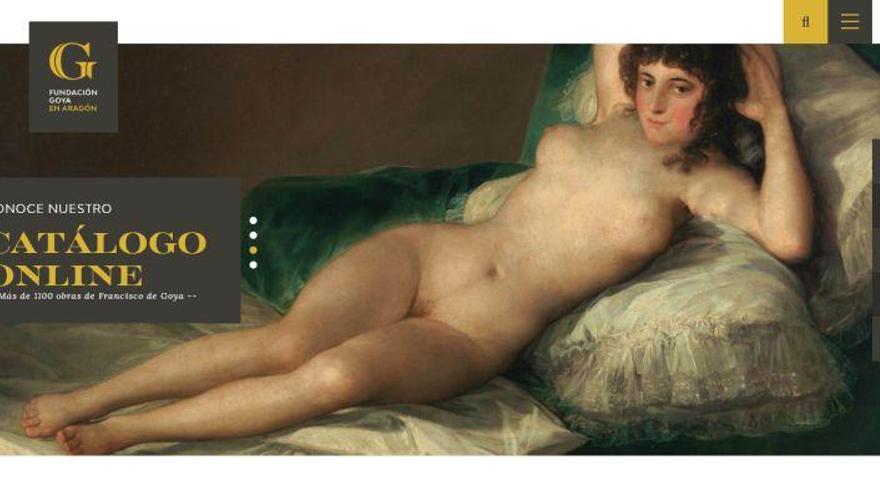 La Fundación Goya renueva su web para llevar a todos lados la obra del pintor