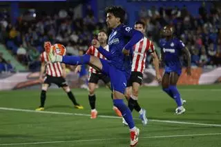 El Getafe queda en situación comprometida tras caer ante el Athletic en el Coliseum