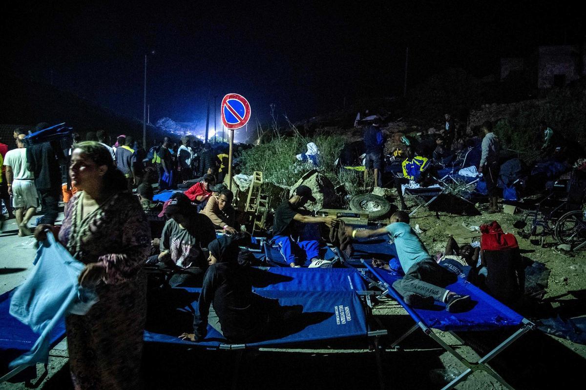 Lampedusa, colapsada tras la llegada de 6.000 inmigrantes en 24 horas