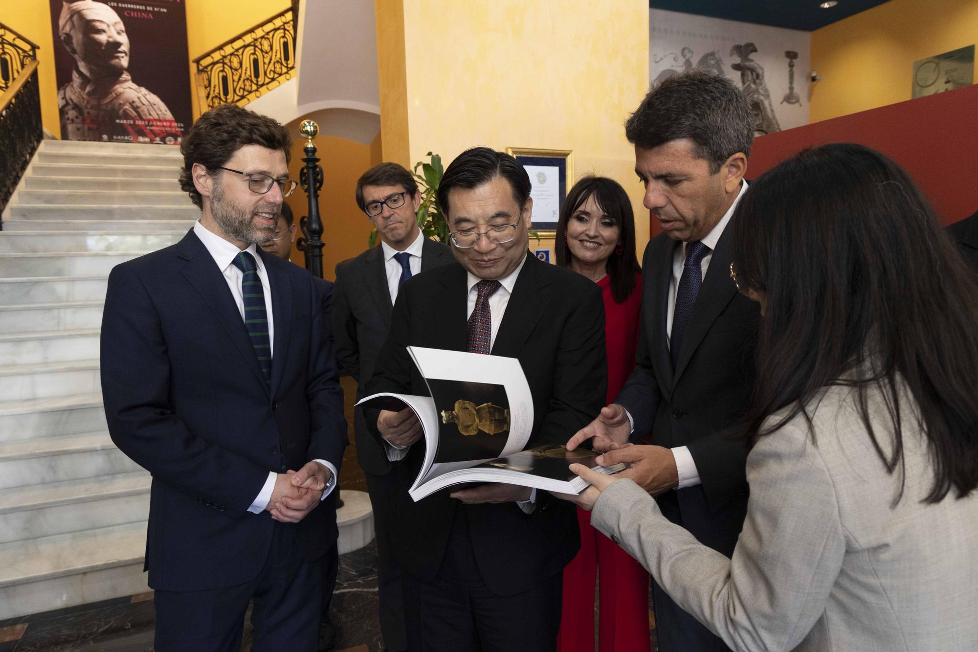 La inauguración de la exposición El legado de las dinastías Qin y Han. Los guerreros de Xian