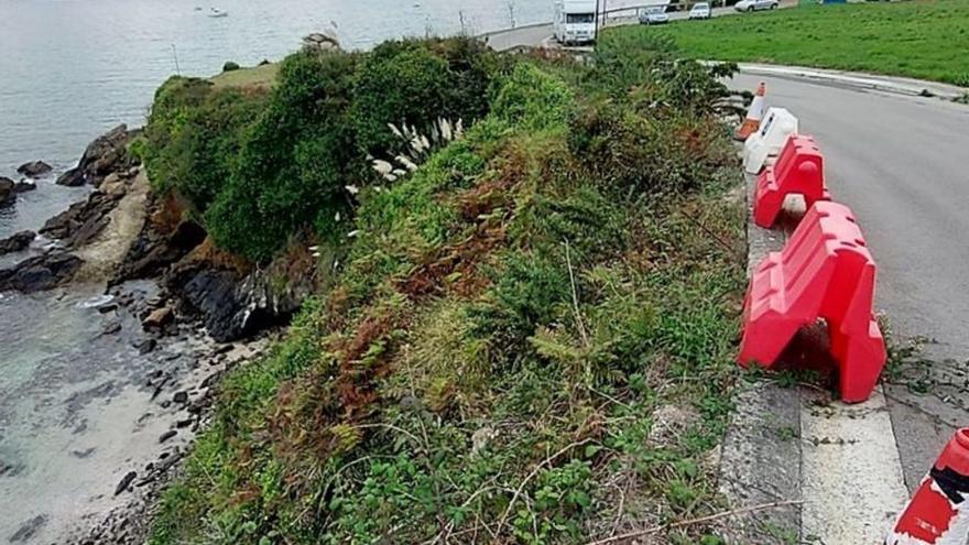 El Estado responsabiliza al Concello de Oleiros del arreglo de propiedades municipales dañadas por desprendimientos en la costa