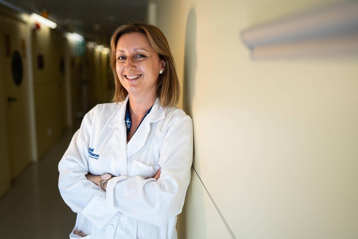 La endocrina del Hospital Vall d'Hebron Andreea Ciudin, experta en el tratamiento de la obesidad y los nuevos fármacos.