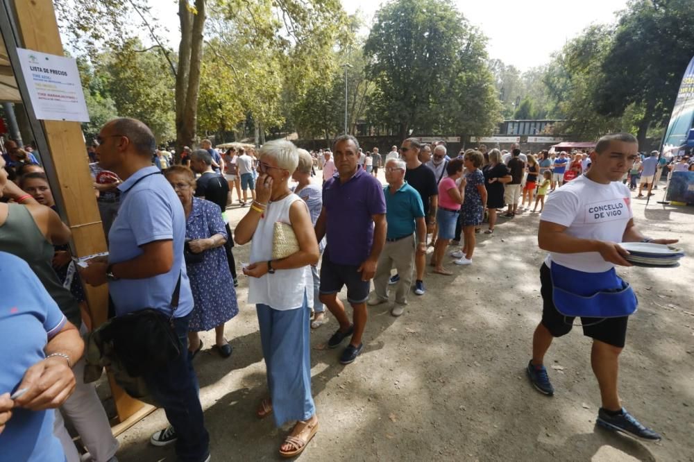 El mejillón hace la delicia de Castrelos