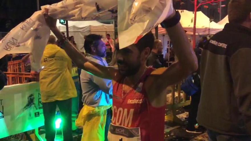 Rubén Palomeque, bate el récord del medio maratón de Hospitales San Roque NightRun Las Palmas de Gran Canaria