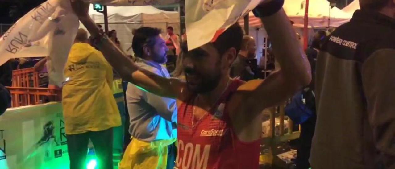 Rubén Palomeque, bate el récord del medio maratón de Hospitales San Roque NightRun Las Palmas de Gran Canaria