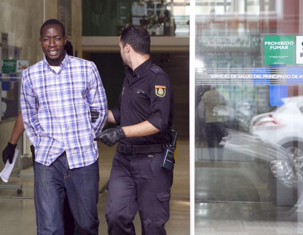 Abdou Ndiaye, «Makelele», acusado de asesinar a la hostelera María Sonia Mitre. | Marcos León