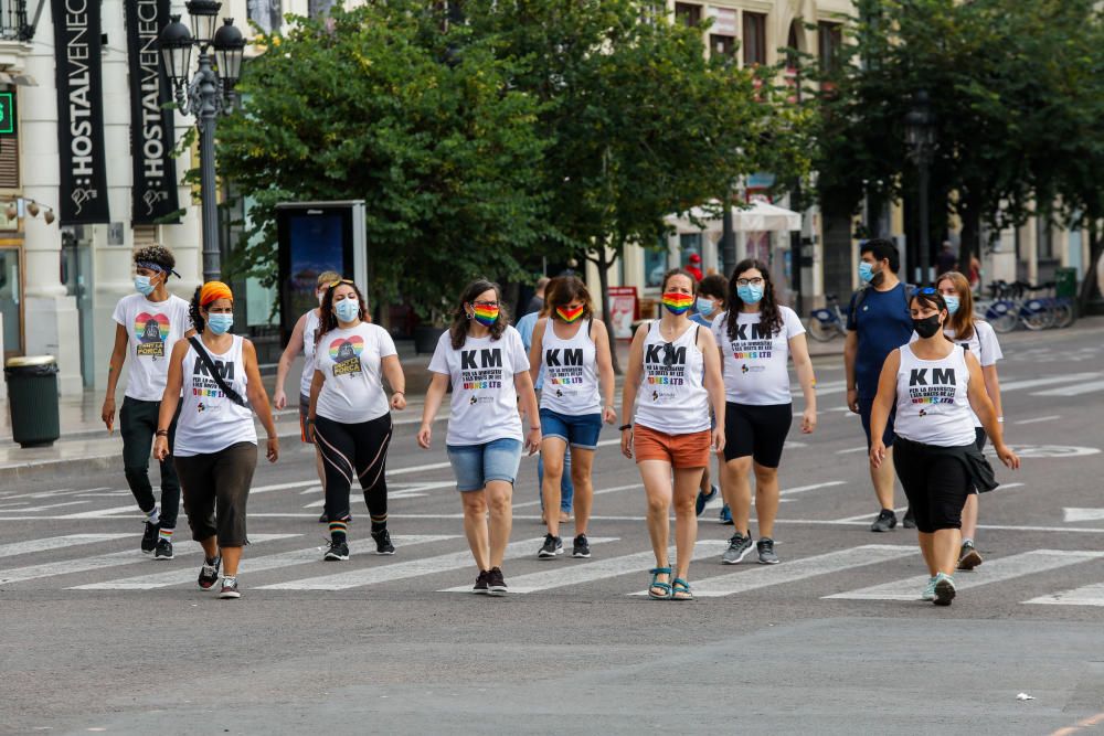 Lambda cierra en València el proyecto "Km por la diversidad y los derechos de las mujeres LTB"