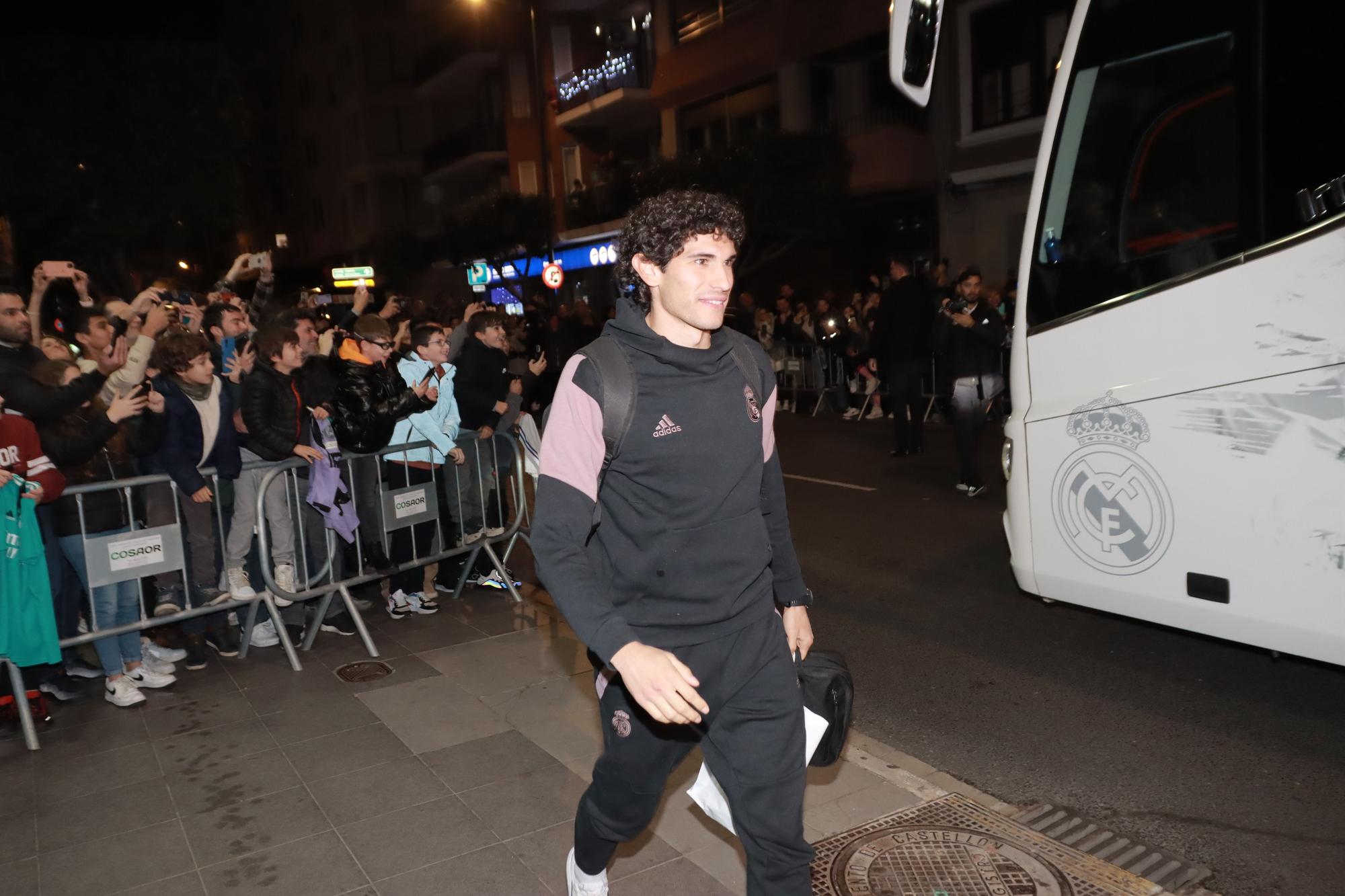 Así ha sido la llegada del Real Madrid a Castelló