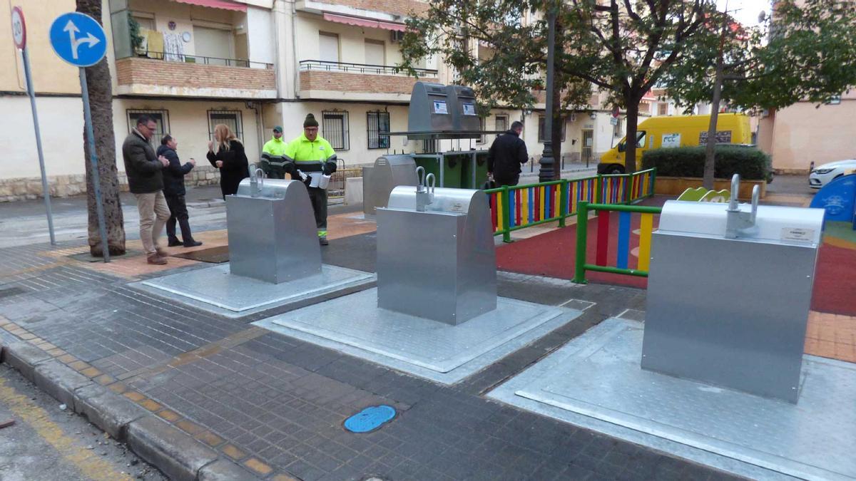 Contenedores soterrados Plaza del Infant, en Benidorm