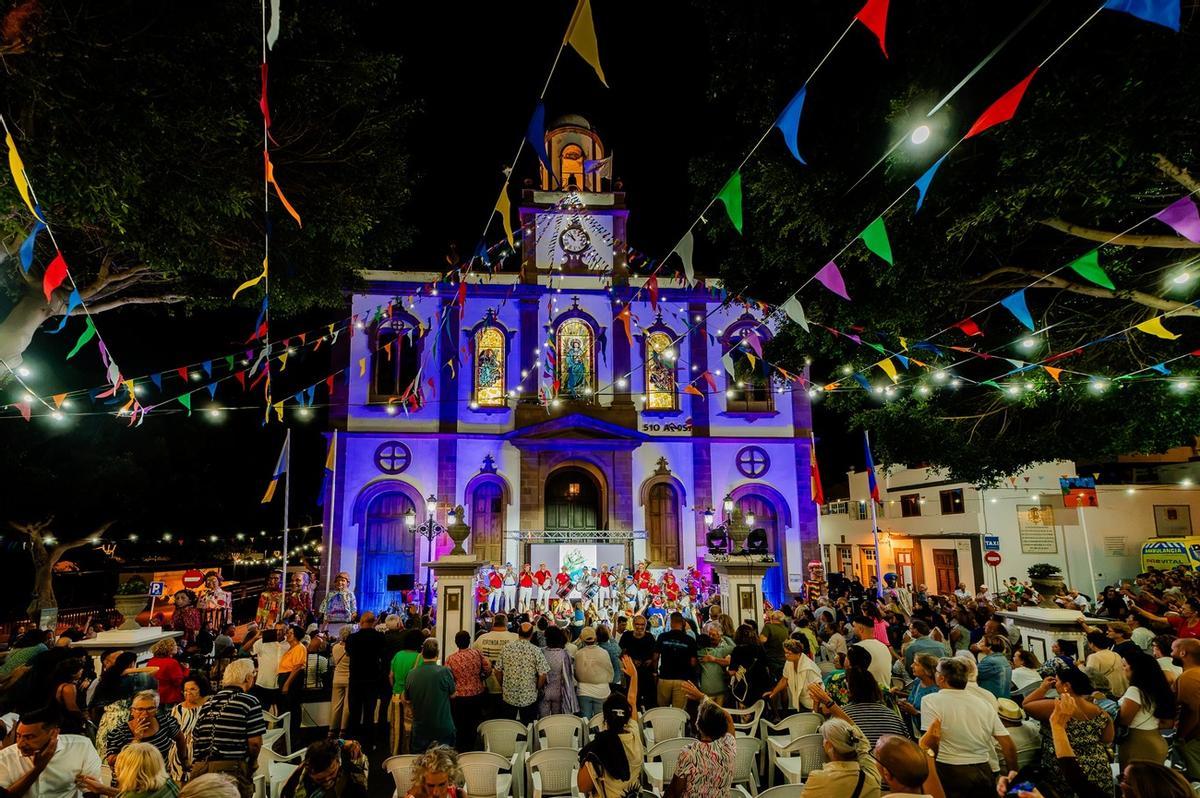 Pregón de las bandas de Guayedra y Agaete en la Fiestas de Las Nieves 2026