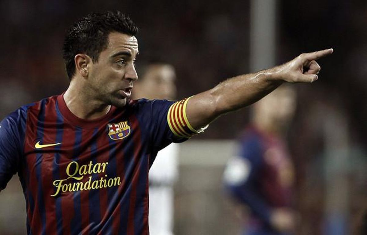 Xavi, durant el partit de la Supercopa davant el Reial Madrid, dimecres al Camp Nou. Xavi, durant el partit de la Supercopa davant el Reial Madrid, dimecres al Camp Nou.
