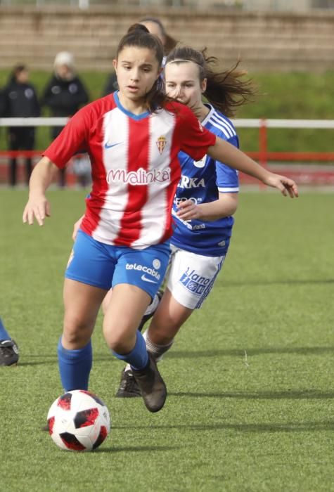 El derbi femenino entre el Sporting y el Oviedo