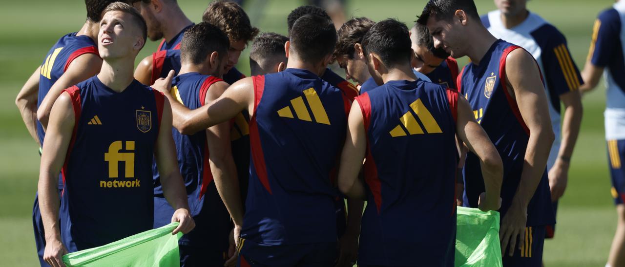 Entrenamiento de España en Qatar 2022