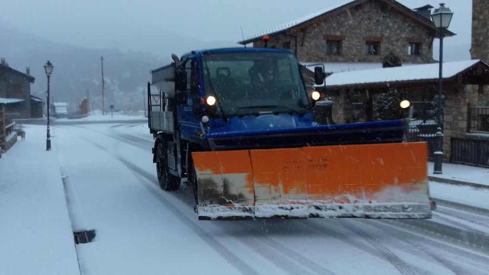 El temporal també arriba a Cerdanya i Alt Urgell