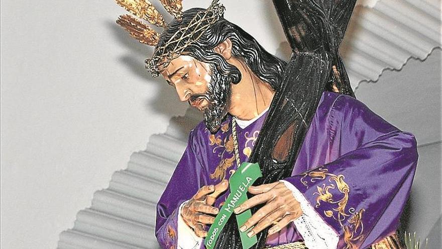 Jesús Nazareno llevó un lazo verde por Manuela Chavero