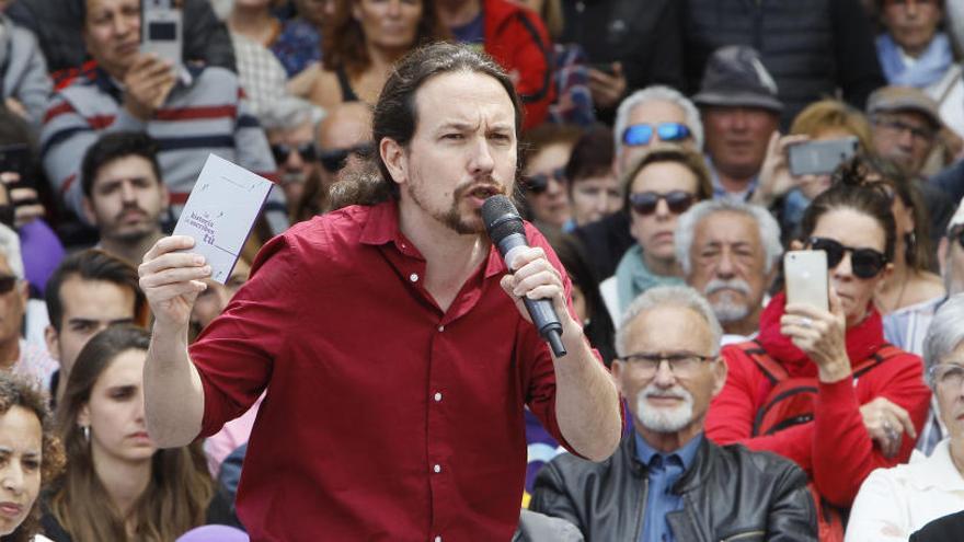 El candidato de Unidas Podemos, Pablo Iglesias.