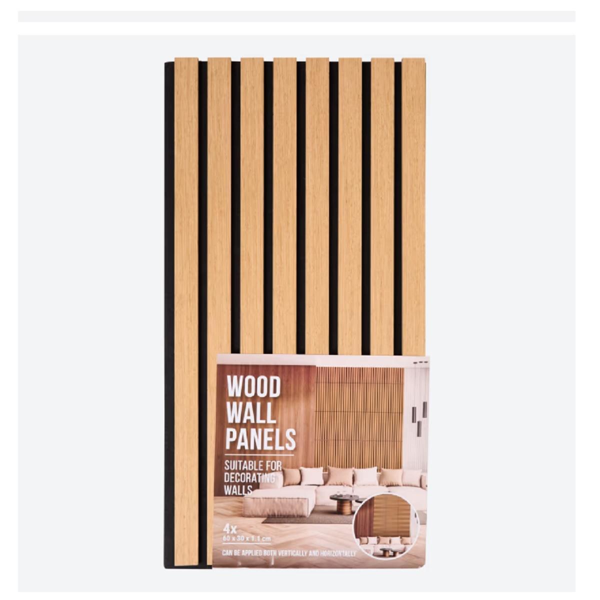 Paneles de madera.