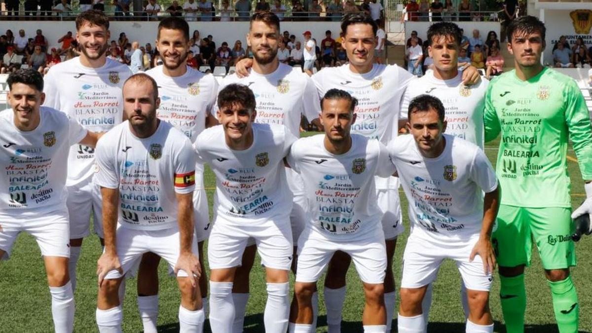 Once inicial del Peña Deportiva en un partido de esta temporada 2022/2023.