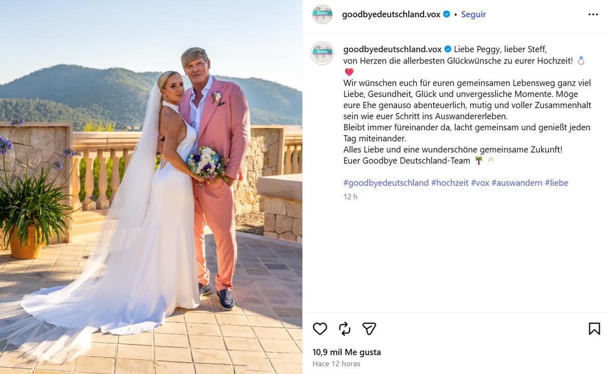 Peggy Jerofke und Steff Jerkel sind nun verheiratet.